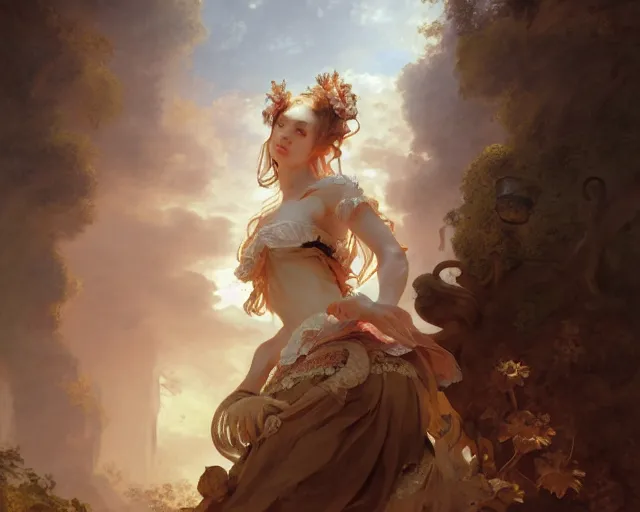 Image similar to photography of jean - antoine watteau, deep focus, d & d, fantasy, intricate, elegant, highly detailed, digital painting, artstation, concept art, matte, sharp focus, illustration, hearthstone, art by artgerm and greg rutkowski and alphonse mucha