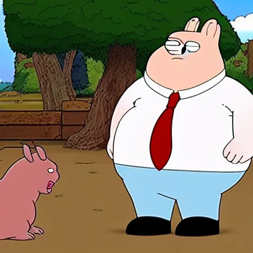 Image similar to Big Chungus in family guy