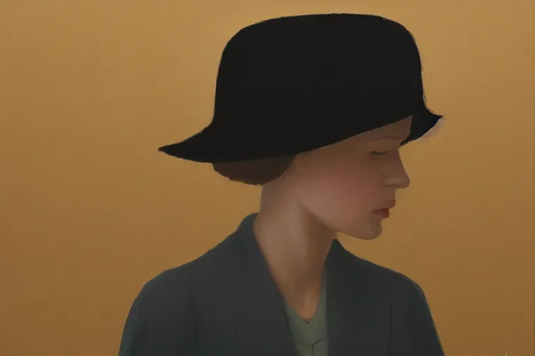 Image similar to young a woman with a raven - shaped hat artwork by tim eitel