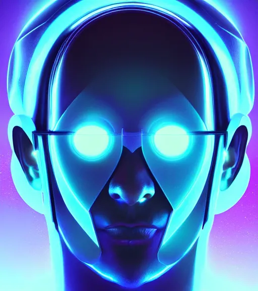 Image similar to symmetry!! european prince of technology, solid cube of light, hard edges, product render retro - futuristic poster scifi, lasers and neon circuits, handsome european prince, intricate, elegant, highly detailed, digital painting, artstation, concept art, smooth, sharp focus, illustration, dreamlike, art by artgerm