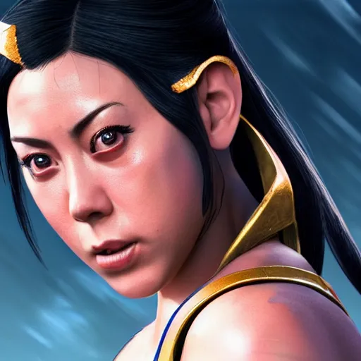 Prompt: aubrey plaza as chun li street fighter, ultra realistic, concept art, intricate details, highly detailed, photorealistic, octane render, 8 k, unreal engine, art by frank frazetta, simon bisley, brom