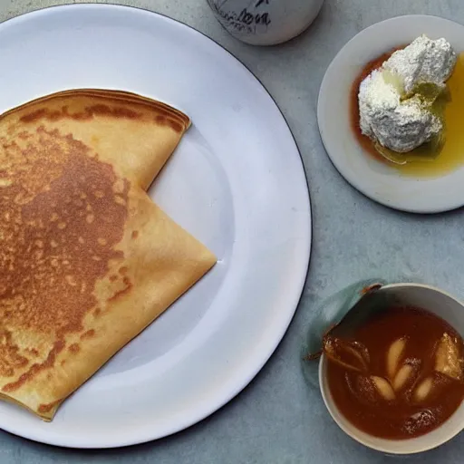 Image similar to photo of a breton crepe