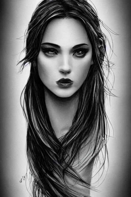 Image similar to ! dream drawing of a very beautiful woman, highly detailed, cinematic, dramatic lighting,