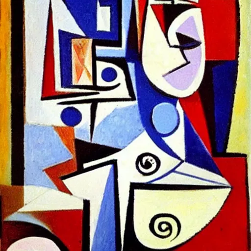 Prompt: painting by pablo picasso