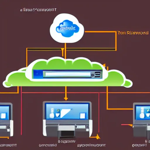 Image similar to a correct IT Network diagram, Realistic, Readable diagram, clear image,