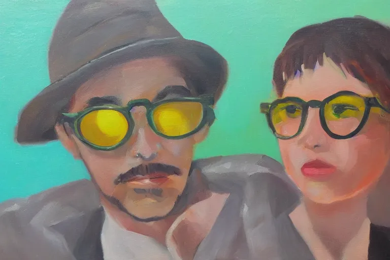 a floppa with cool glasses, oil painting Stable Diffusion OpenArt