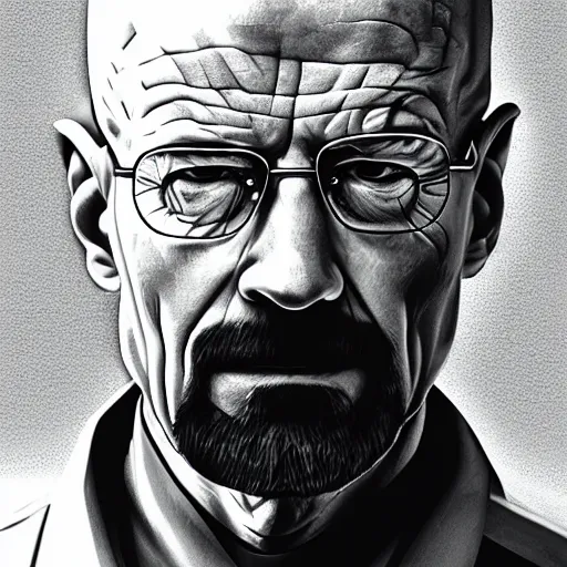Prompt: Walter White crying, moody lighting, photorealistic,