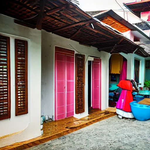 Image similar to street photo view of local sea side house in thailand - w 1 0 2 4