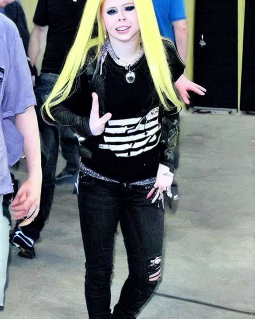 Prompt: Avril Lavigne's doppleganger conspiracy confirmed