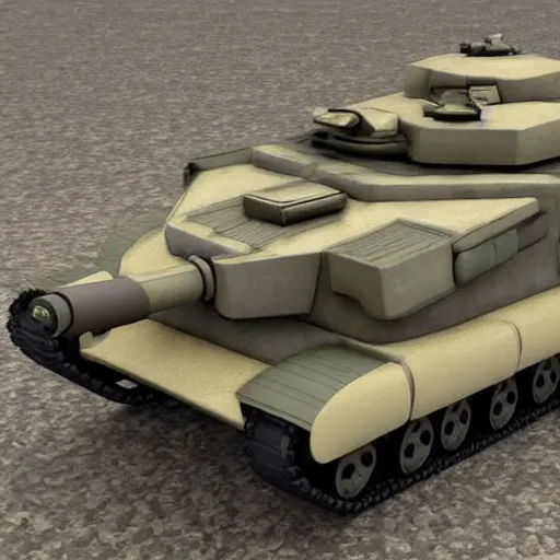 Image similar to future battle tank