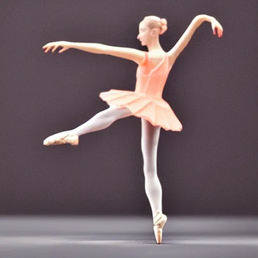 Image similar to josef prusa 3 d printer as a ballerina