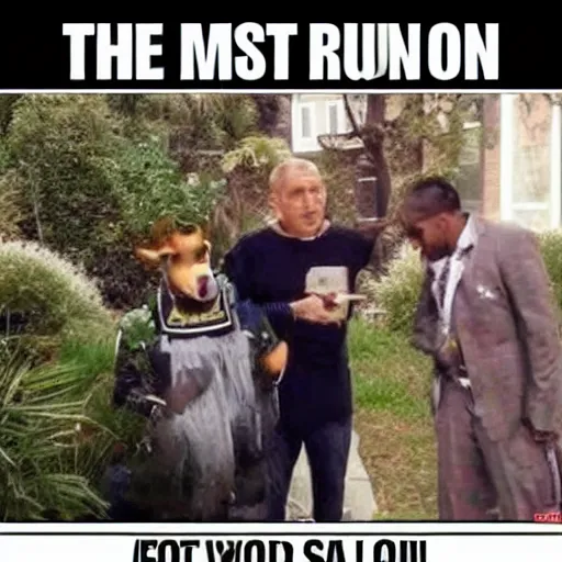 Image similar to the most random thing ever.