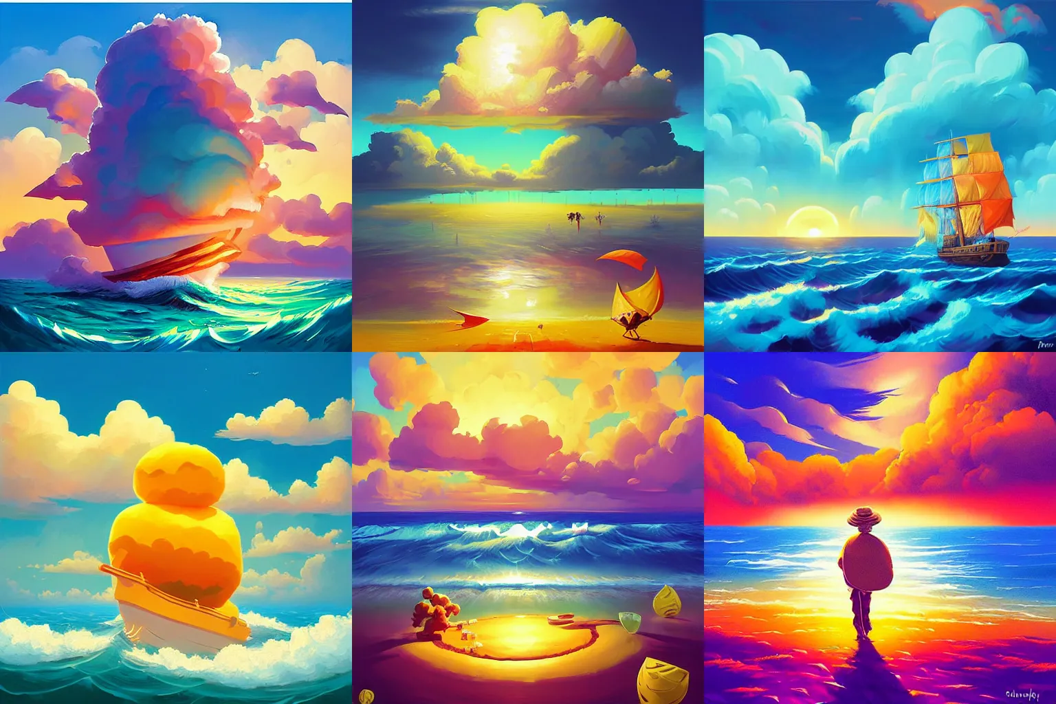 Prompt: thousand sunny by RHADS