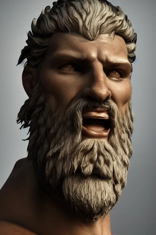 Image similar to portrait of mythological male Greek god of beauty, high resolution, award-winning art, trending on Artstation, sharp image, incredibly detailed, octane render, unreal engine