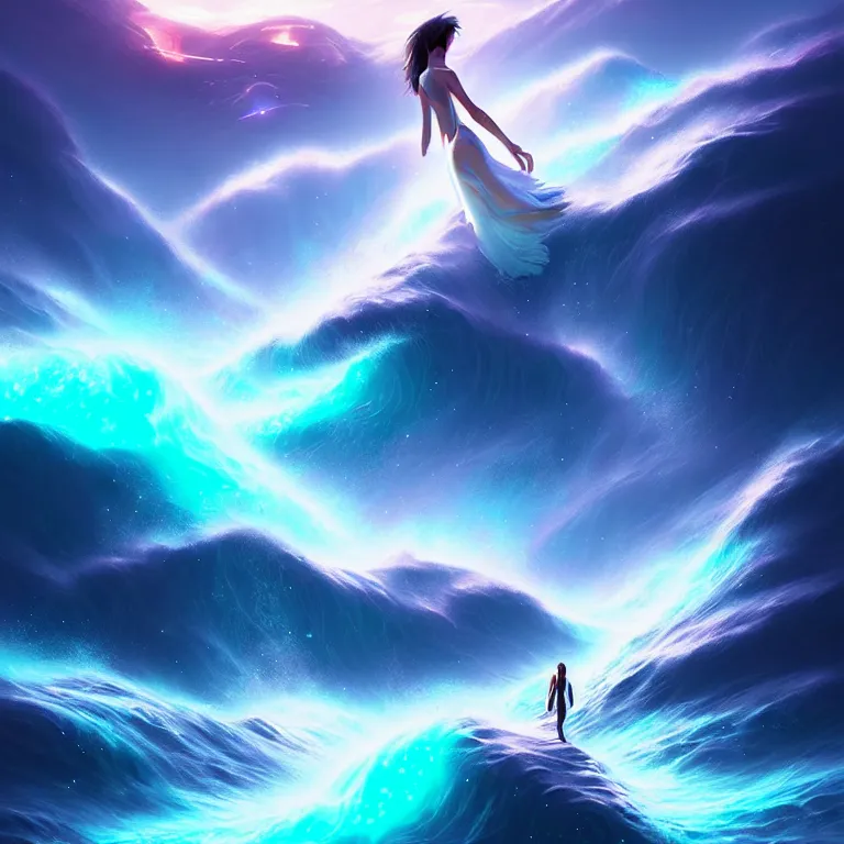 Prompt: epic professional digital art of 🚀 🌊 💍 , best on artstation, cgsociety, wlop, cosmic, epic, stunning, gorgeous, much detail, much wow, masterpiece