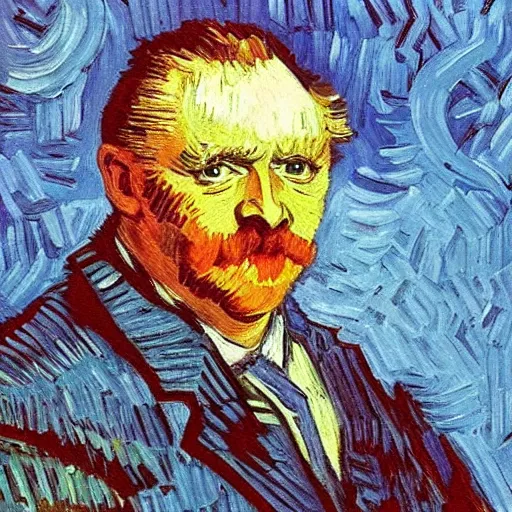 Prompt: a painting of mr. belvedere, trending on artstation, impressionist style, van gogh