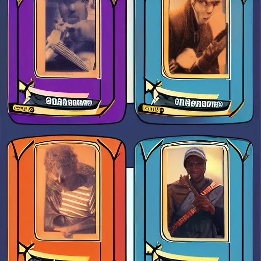 Prompt: Trading Card Template