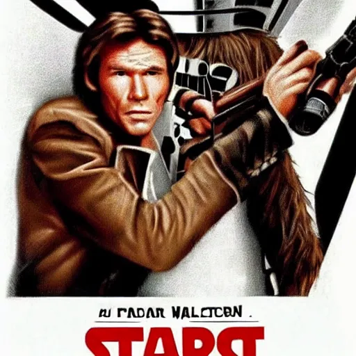 Image similar to clint eastwood as han solo from star wars ( great quality )