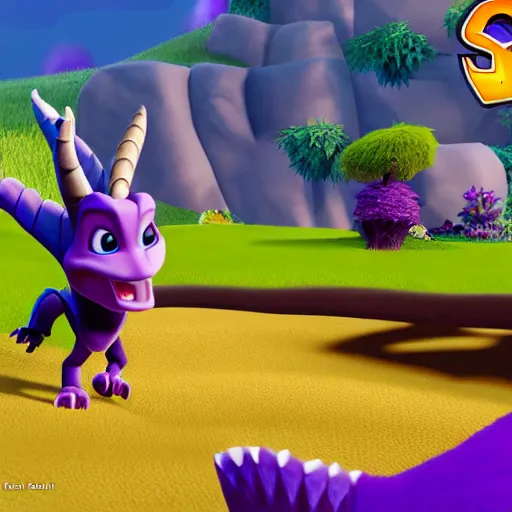 Image similar to photo of spyro