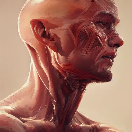 Prompt: a masterpiece portrait of gigachad. very detailed anatomy. intricate, elegant, highly detailed. trending on artstation, digital art, by stanley artgerm lau, wlop, rossdraws, james jean, andrei riabovitchev, marc simonetti, yoshitaka amano