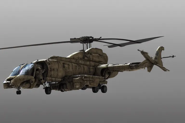 Image similar to military cargo helicopter by jon aaron kambeitz, katsuhiro otomo, heng z, concept art, insanely detailed, raytracing, octane, unreal engine, trending on artstation