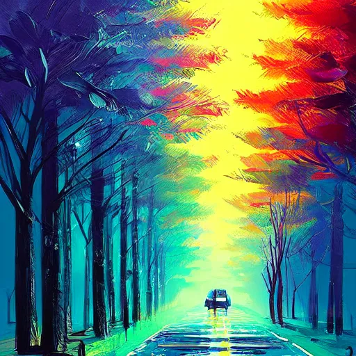 Prompt: art by alena aenami