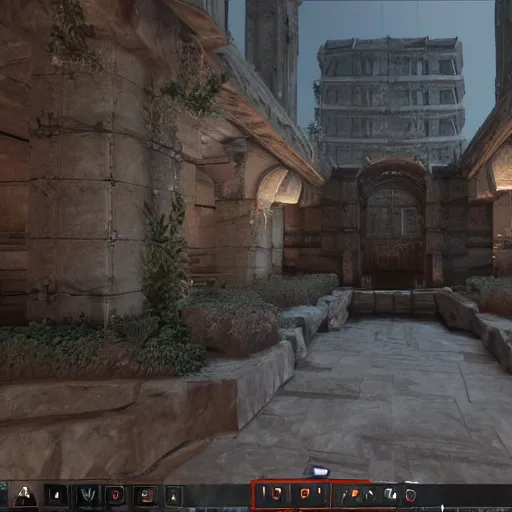 Image similar to quake episode 1 level 1 rendered in unreal engine 5, hyper detail, realistic