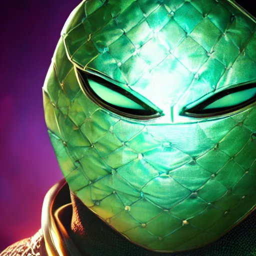 Image similar to mysterio, 4k realistic photo