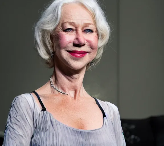 Prompt: Helen Mirren as a cartoon character in Lego Star Wars; f/1.4; 90mm