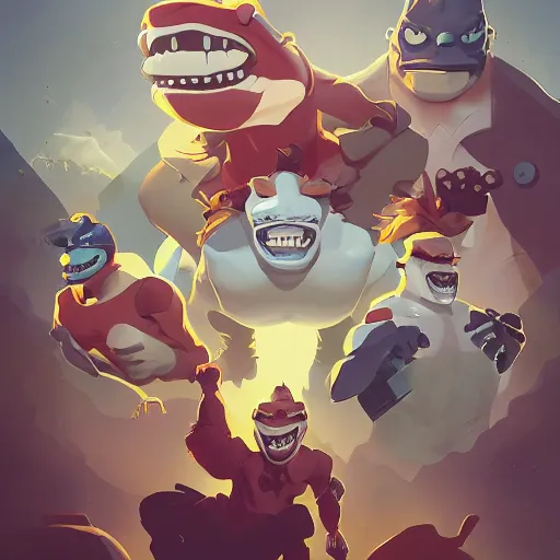 Image similar to face icon stylized minimalist street sharks, loftis, cory behance hd by jesper ejsing, by rhads, makoto shinkai and lois van baarle, ilya kuvshinov, rossdraws global illumination