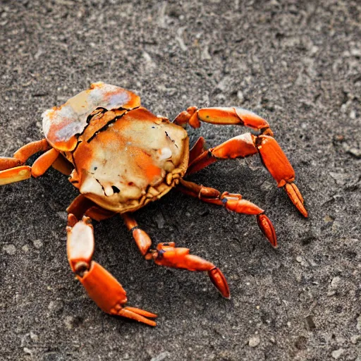 Image similar to an elderly humanoid crab, canon eos r 3, f / 1. 4, iso 2 0 0, 1 / 1 6 0 s, 8 k, raw, unedited, symmetrical balance, in - frame