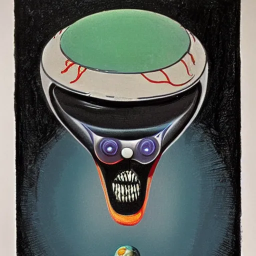 Image similar to alien by wayne thiebaud