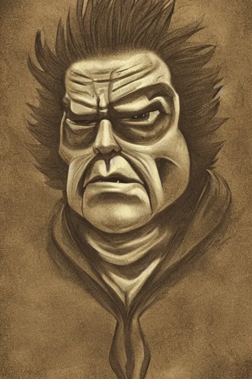 Image similar to snarf from thundercats, portrait, full body, symmetrical features, silver iodide, 1 8 8 0 photograph, sepia tone, aged paper, sergio leone, master prime lenses, cinematic