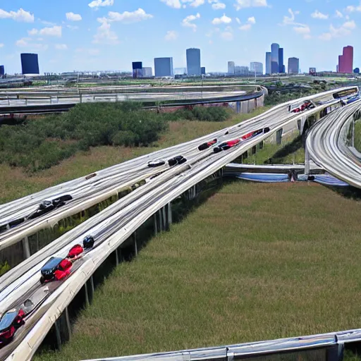 Prompt: houston spaghetti highway