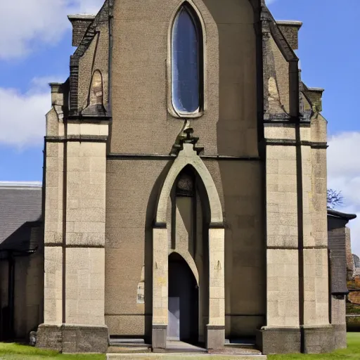 Image similar to church designed by Charles Rennie Mackintosh