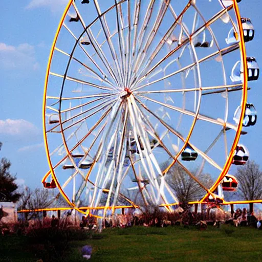 Image similar to !! cat!!, ( ferris wheel ), award winning photo