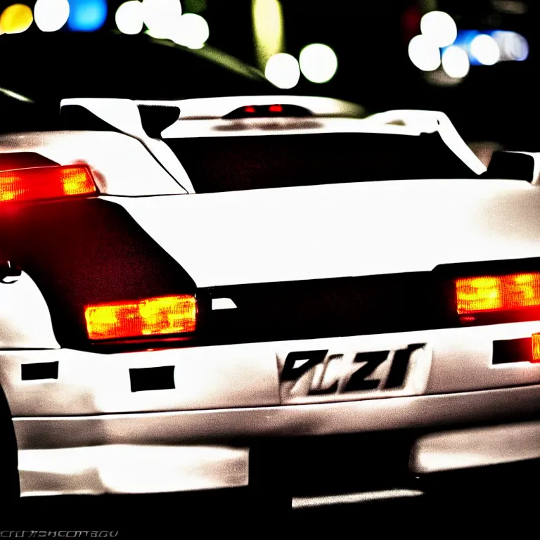 Prompt: medium-close-up Toyota Celica turbo illegal street meet, detailed-wheels, Shibuya Shibuya, cinematic colors, photorealistic, highly detailed, night photography