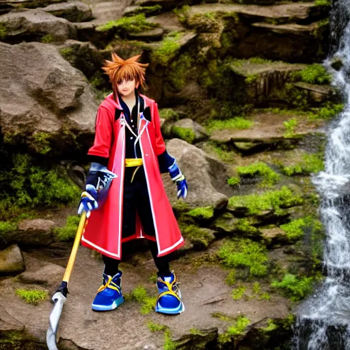 Kingdom Hearts 1 Sora Cosplay Costume