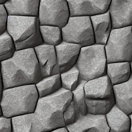 Prompt: rock texture material, normal map