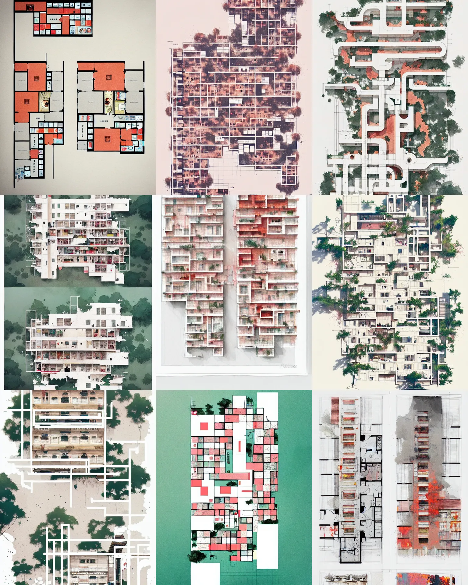 Prompt: captivating, memorable, a ultradetailed beautiful photo of a unique floor plan, joyous, wide, by conrad roset, greg rutkowski and makoto shinkai trending on artstation