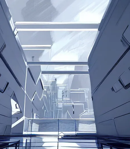 Mirror's Edge 3 concept art, futuristic but, Stable Diffusion