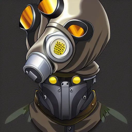 Steam Workshop::Apocalyptic Gas Mask Anime Girl - Cyberpunk - Audio  Visualizer