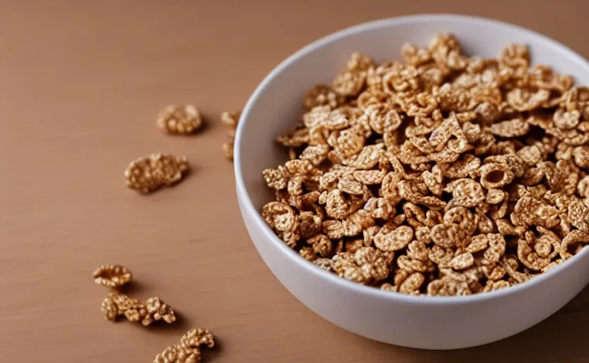 Prompt: a bowl of cereals, natural light, cinematic lighting, 8 k