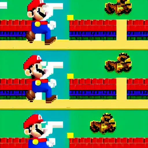 Image similar to mario retro style