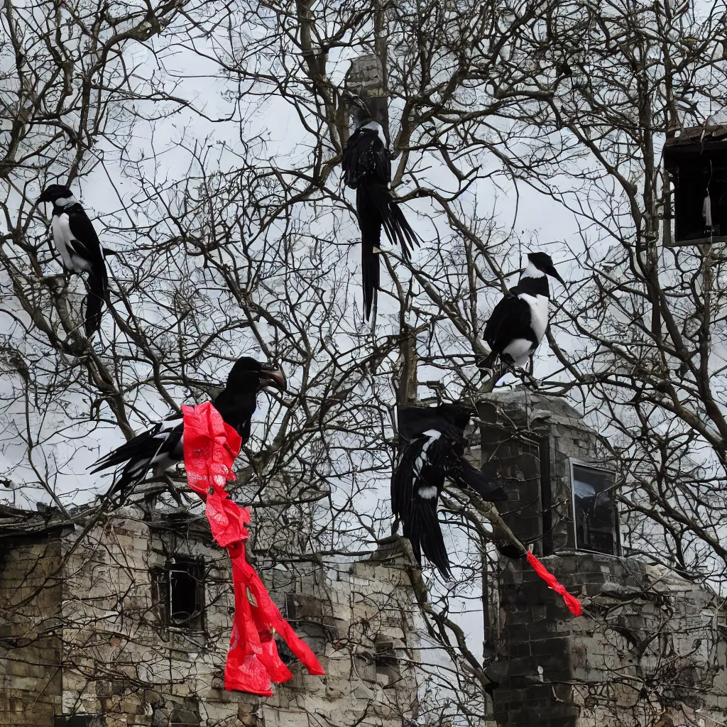 Image similar to popped out a chimney, wrapping its fangs around either a magpie or a tv aerial. people were hounding their coworkers into sponsoring their suicides, to raise money for the samaritans.