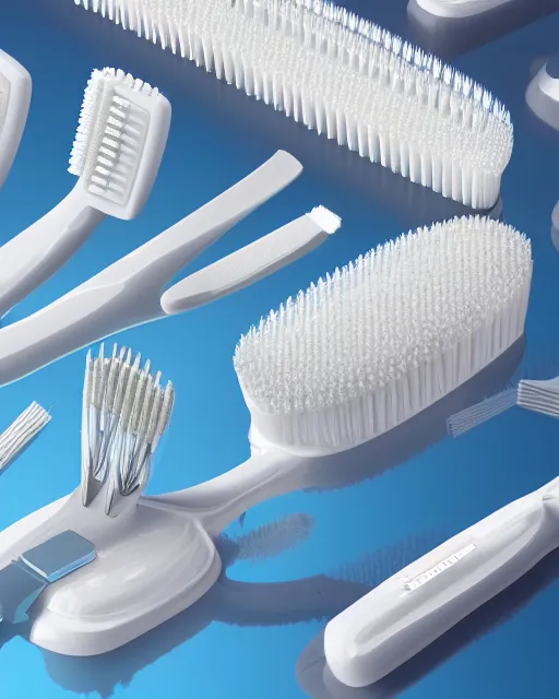 Image similar to advertising, toothbrush, hd, hyper detailed, 4 k