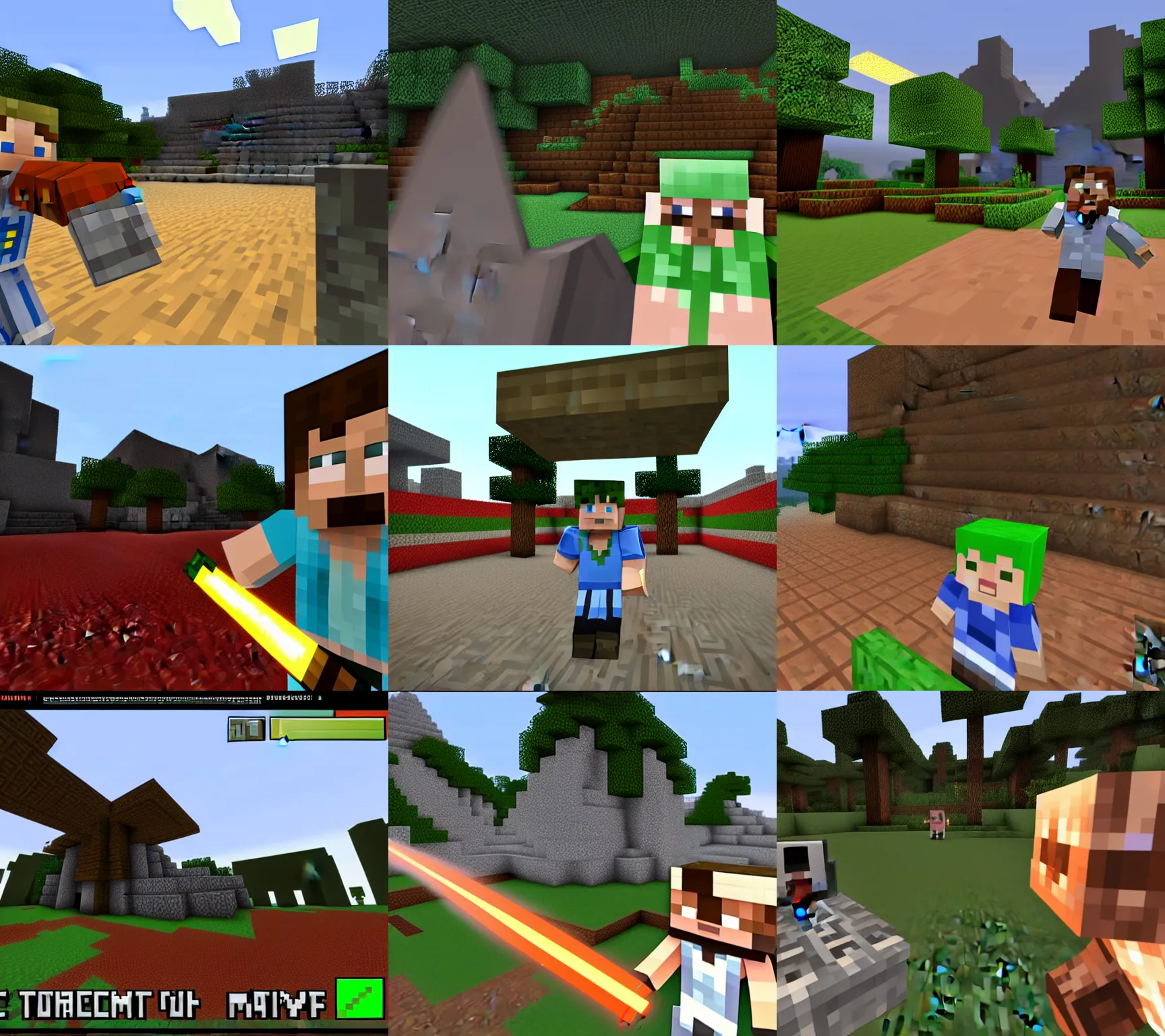 minecraft steve in a screenshot of the video game | Stable Diffusion |  OpenArt