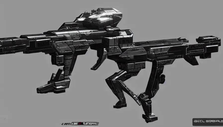 Image similar to extremely detailed realistic side view of a sci fi laser lmg, detailed trigger, chemically propelled, battery powered, smooth streamline, battery and wires, railgun, chemrail, gauss, elegant sleek smooth body, white paint, smooth utopian design, ultra high quality, minimalist, octane, cod, destiny, warframe, terminator