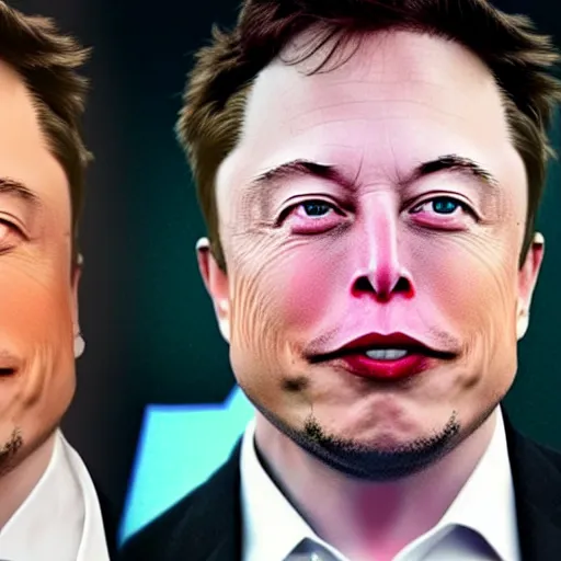 Prompt: down syndrome elon musk