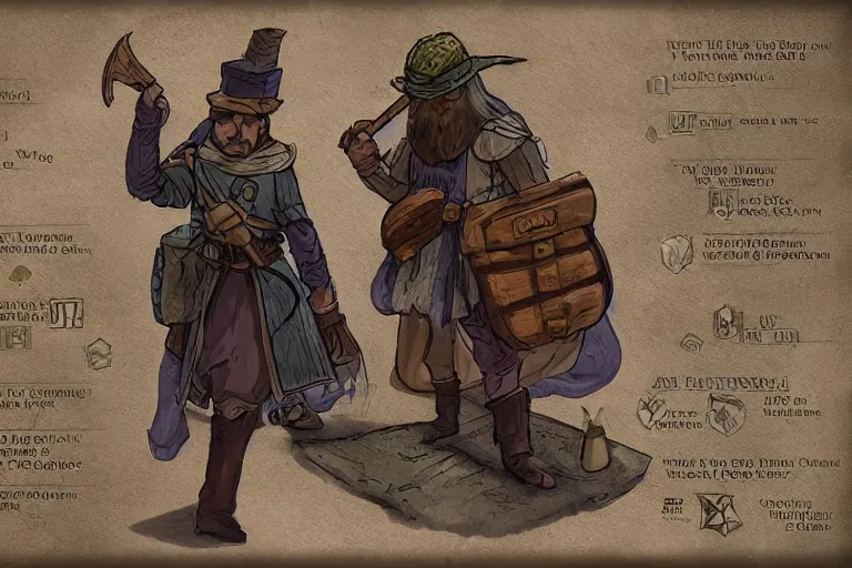 Image similar to travelling merchant frog, high fantasy, DnD, RTX on